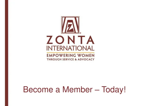 Become a Member – Today!