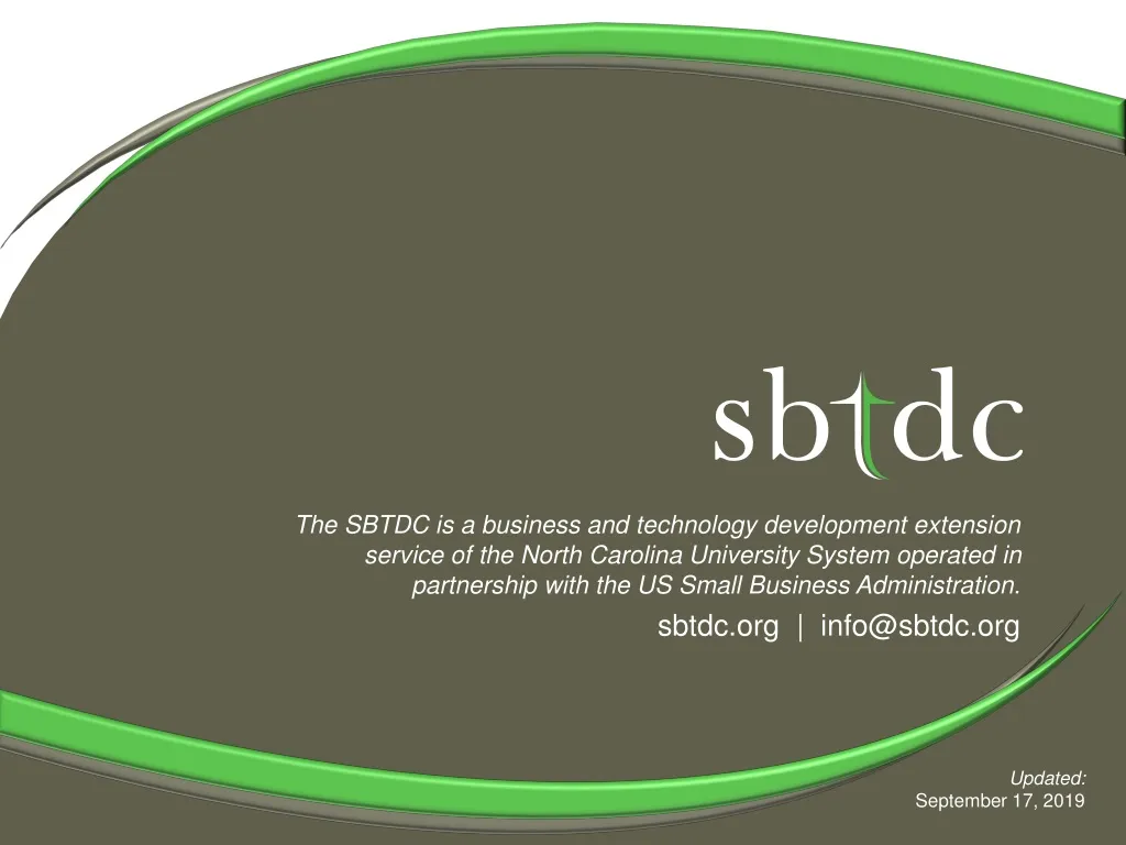 the sbtdc is a business and technology