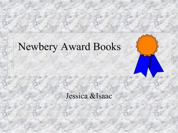 Newbery Award Books