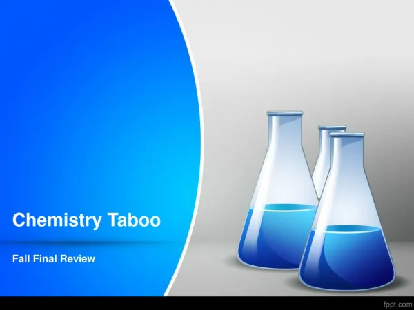 Chemistry Taboo
