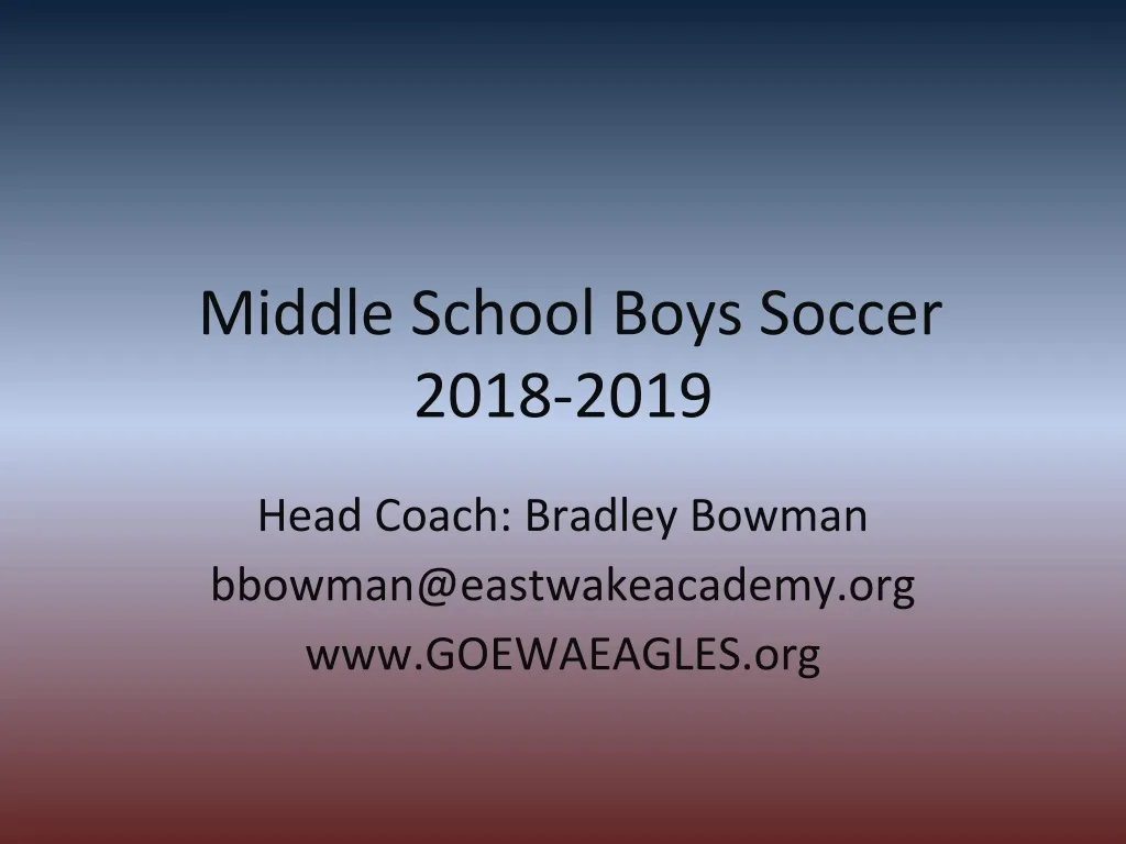 middle school boys soccer 201 8 201 9