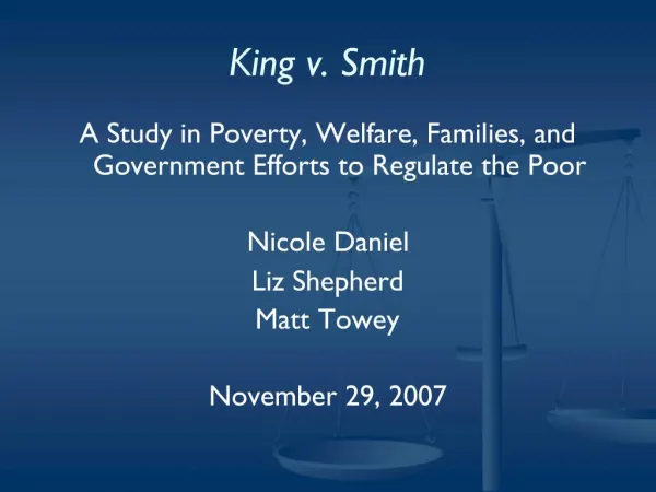 King v. Smith