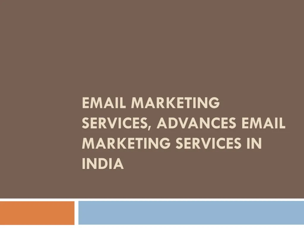 email marketing services advances email marketing services in india