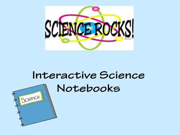 Interactive Science Notebooks