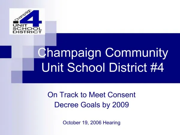 Champaign Community Unit School District 4