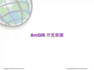 ArcGIS 开发资源