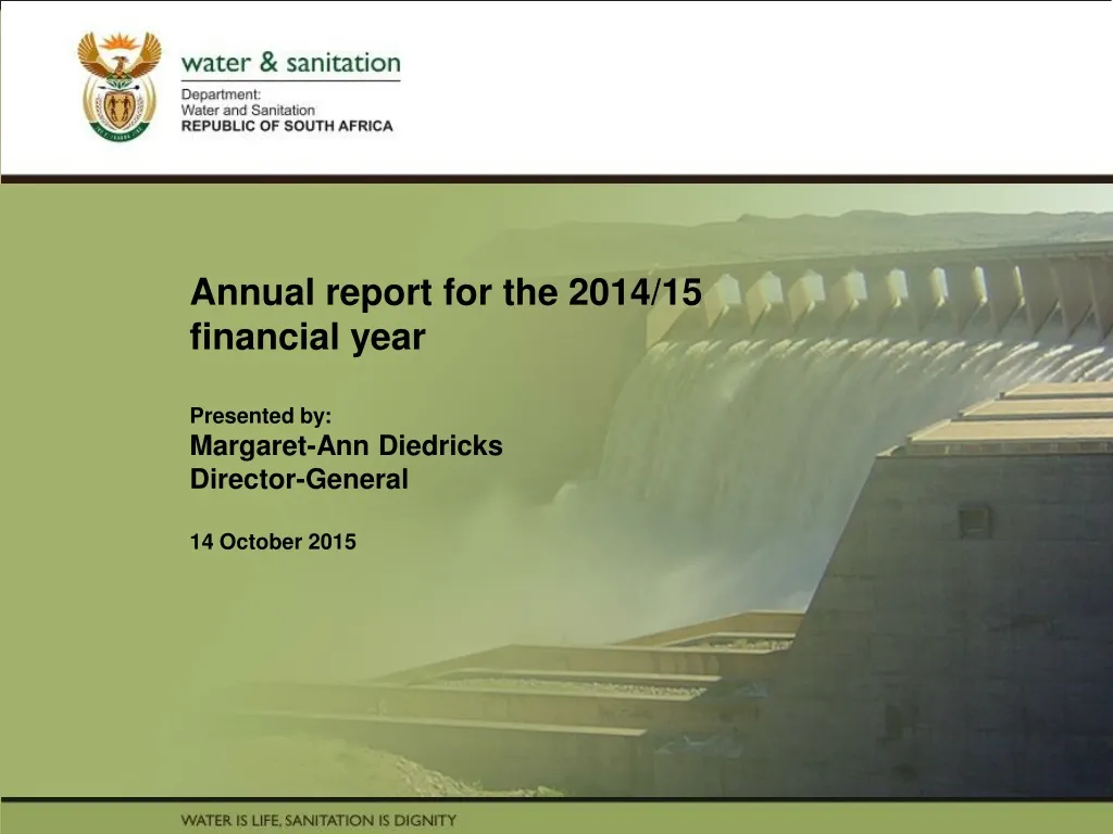 annual report for the 2014 15 financial year