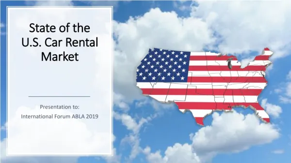 State of the U.S. Car Rental Market