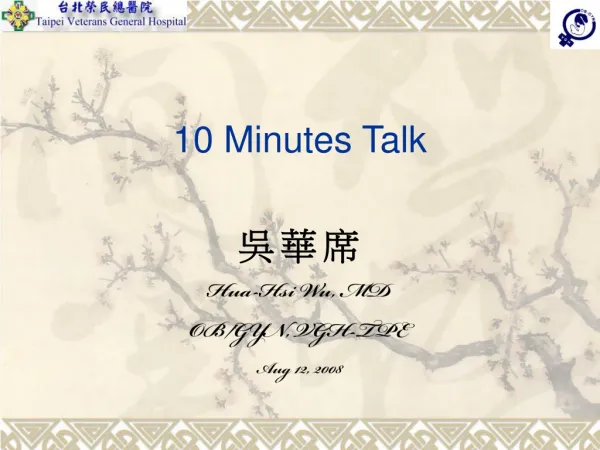 10 Minutes Talk