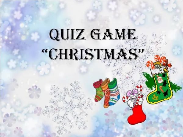 Quiz Game “CHRISTMAS”