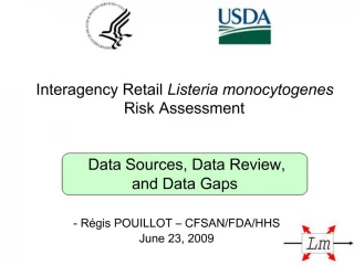 Interagency Retail Listeria monocytogenes Risk Assessment Data Sources, Data Review, and Data Gaps