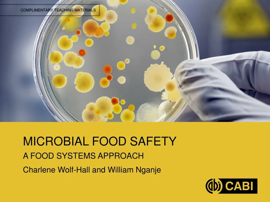microbial food safety a food systems approach