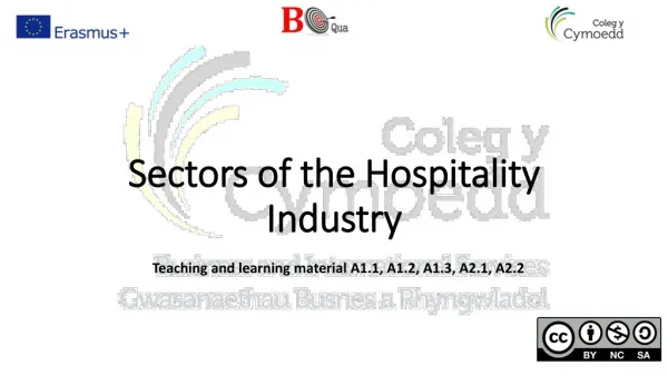 Sectors of the Hospitality Industry