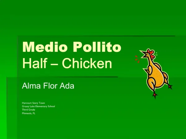 Medio Pollito Half Chicken