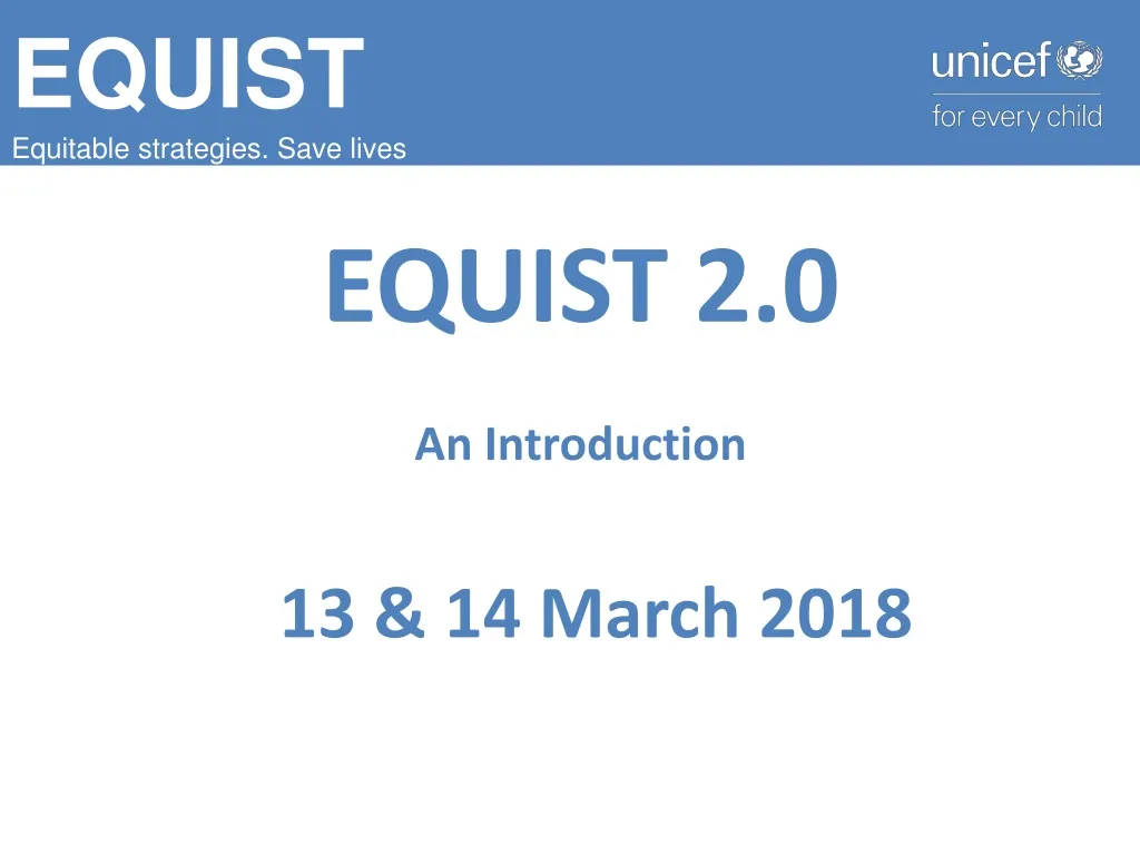 equist equitable strategies save lives
