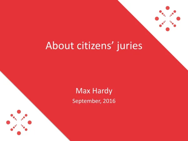 About citizens’ juries