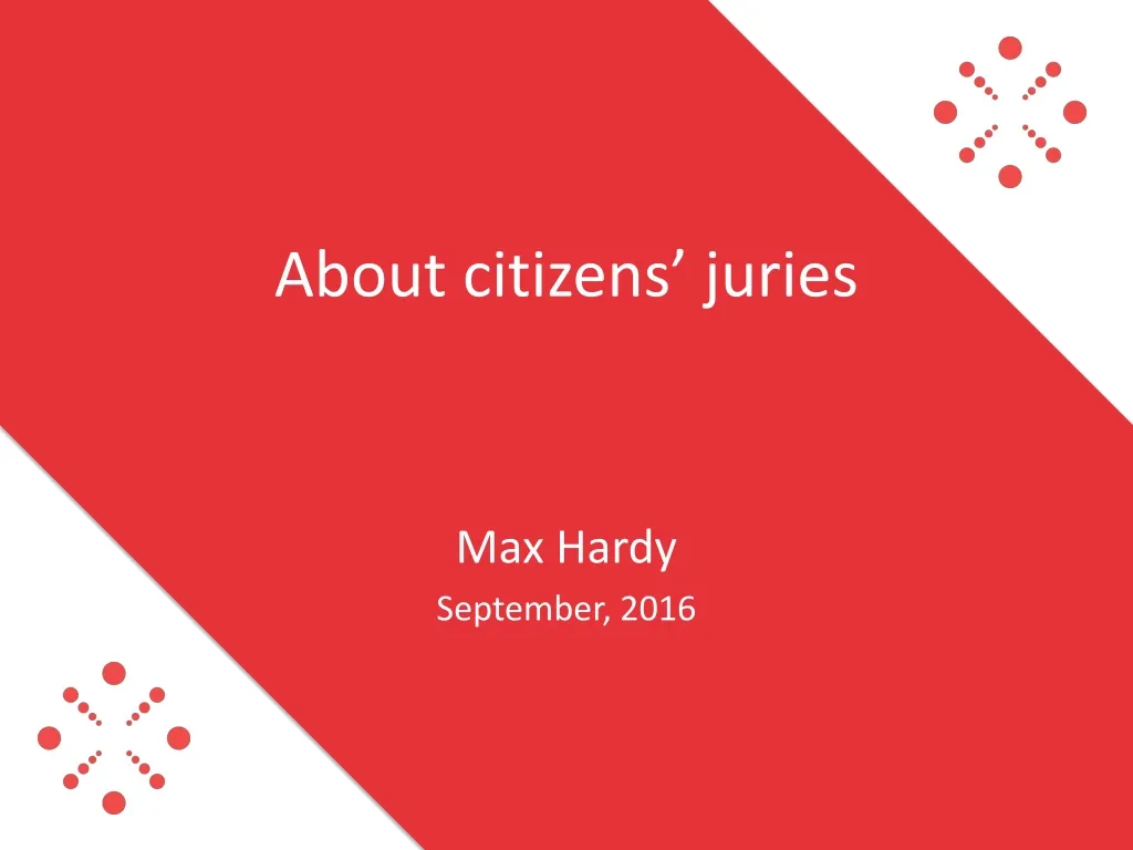 about citizens juries