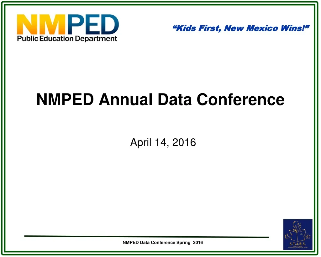 nmped annual data conference