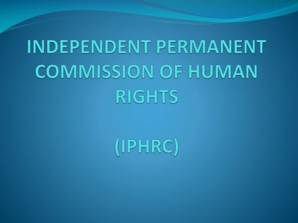 I- References to human rights in the basic documents: