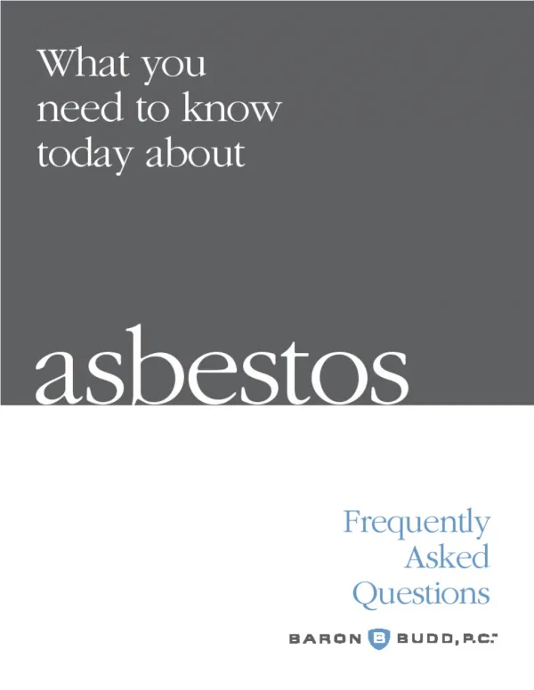 Know More About Asbestos and Mesothelioma