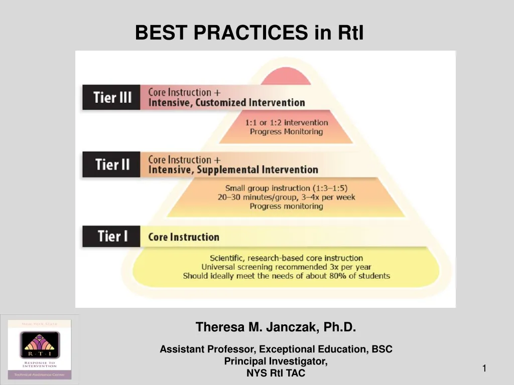 best practices in rti