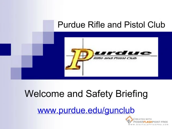 Purdue Rifle and Pistol Club