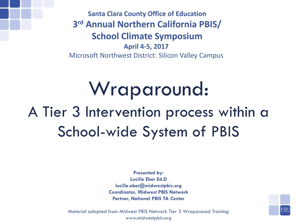 wraparound a tier 3 intervention process within a school wide system of pbis