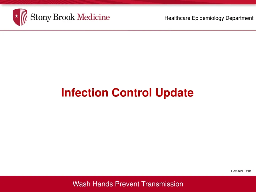 infection control update