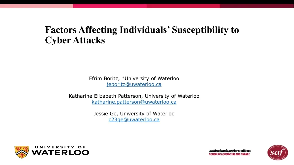 factors affecting individuals susceptibility to cyber attacks