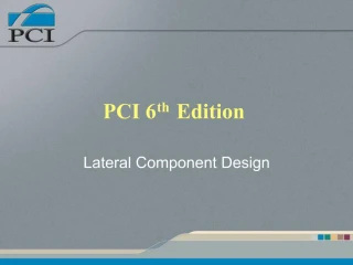 PCI 6th Edition - slide 1
