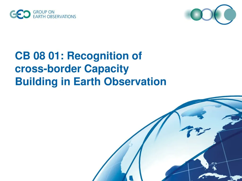 cb 08 01 recognition of cross border capacity building in earth observation
