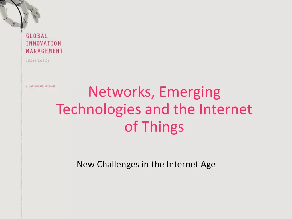 networks emerging technologies and the internet of things