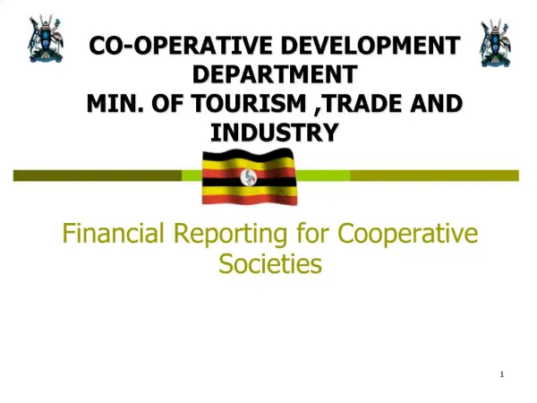 Financial Reporting for Cooperative Societies