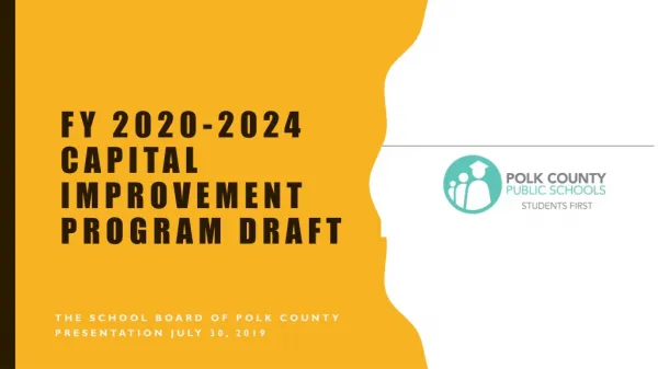 FY 2020-2024 Capital Improvement Program Draft