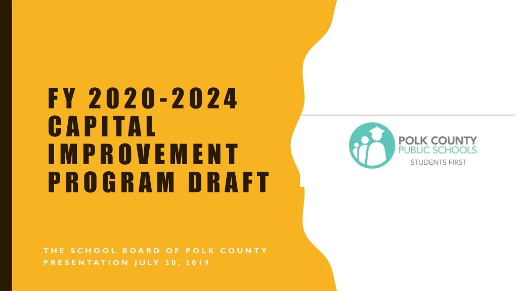 fy 2020 2024 capital improvement program draft