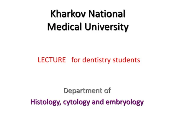 Kharkov National Medical University