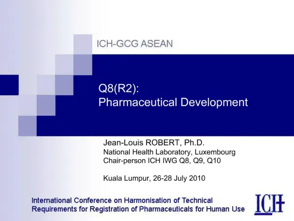 Q8R2: Pharmaceutical Development
