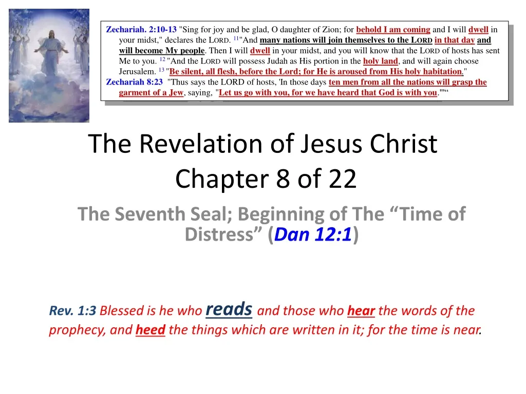 the revelation of jesus christ chapter 8 of 22