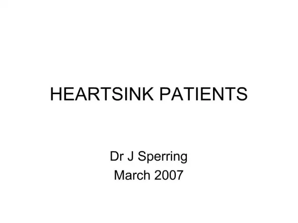 HEARTSINK PATIENTS