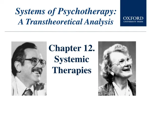 Systems of Psychotherapy: A Transtheoretical Analysis