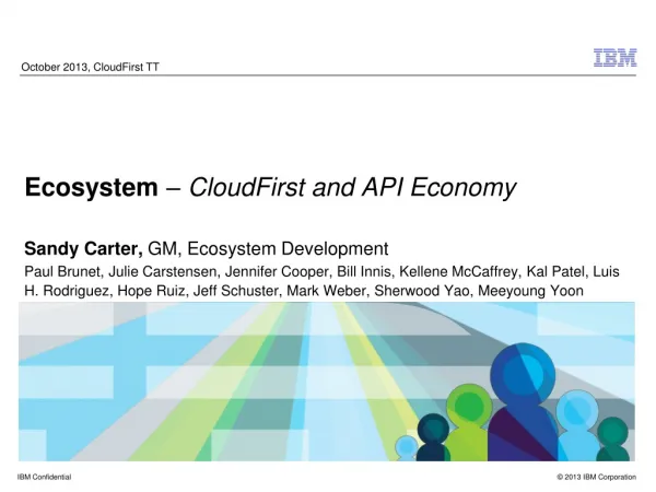 October 2013, CloudFirst TT