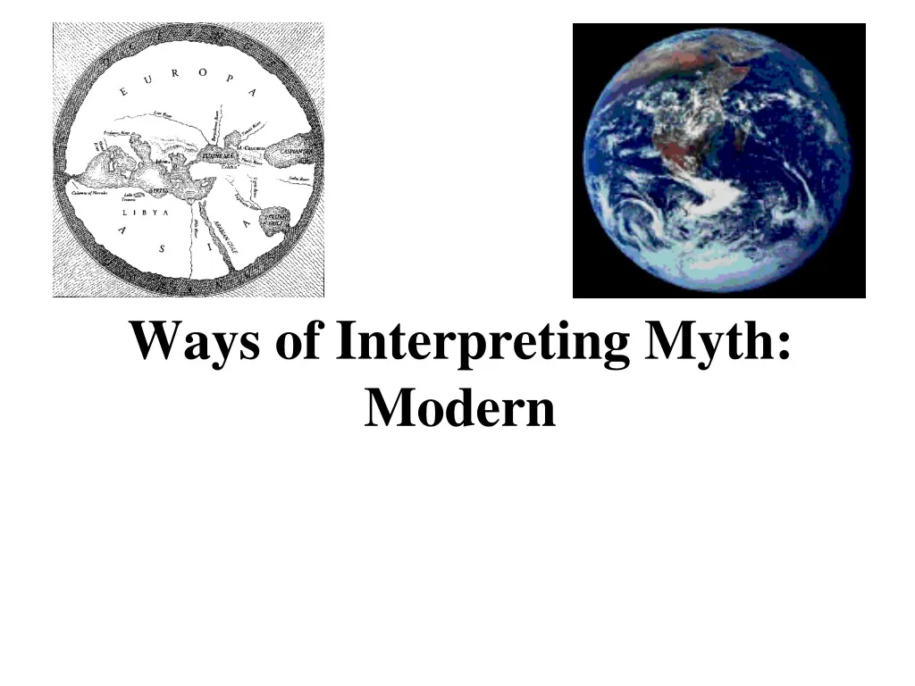 ways of interpreting myth modern