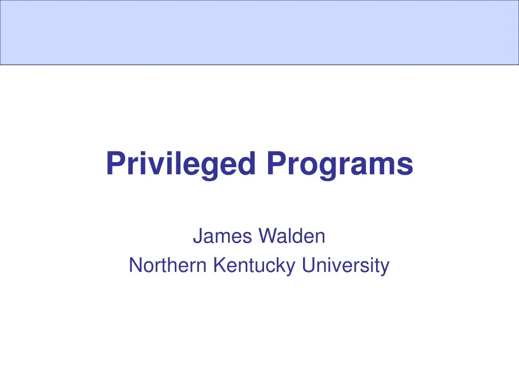 james walden northern kentucky university