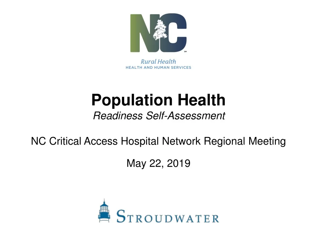 population health readiness self assessment