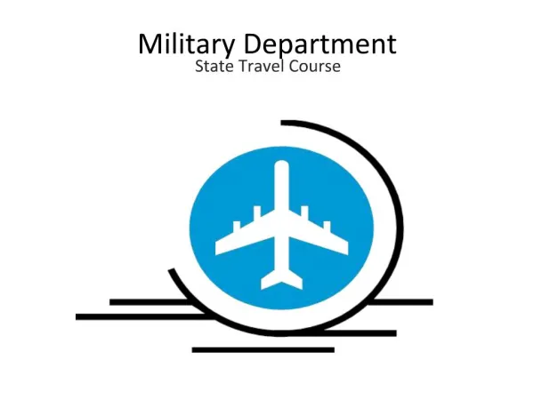 Military Department State Travel Course