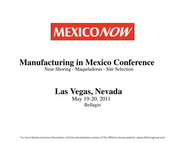 Mexico's Auto Parts Industry