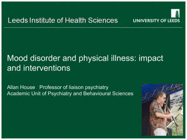 Mood disorder and physical illness: impact and interventions