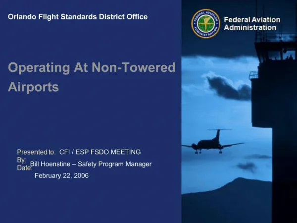 Orlando Flight Standards District Office