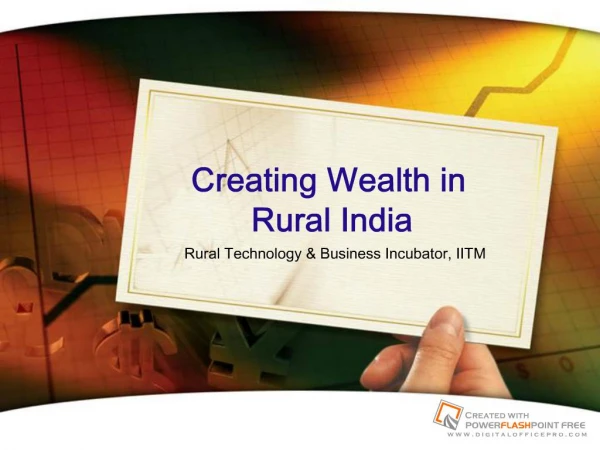 Creating Wealth in Rural India
