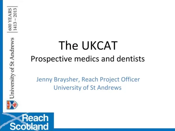 The UKCAT Prospective medics and dentists